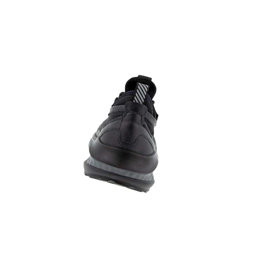 Men's Ecco St.360 Urban Sneakers Black / Grey | USA 662QMA